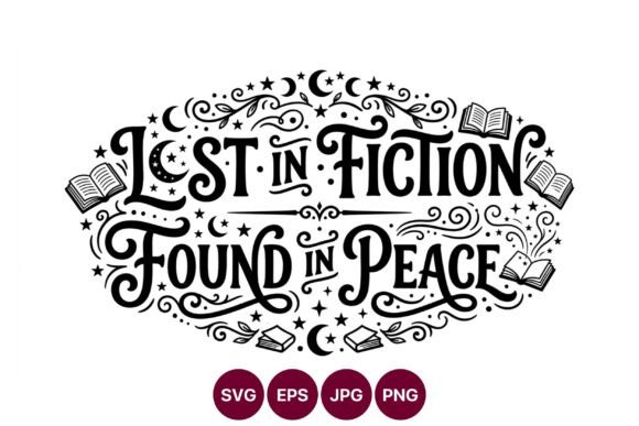 Lost in Fiction Peace Lettering Art: Graphics & Illustrations Review