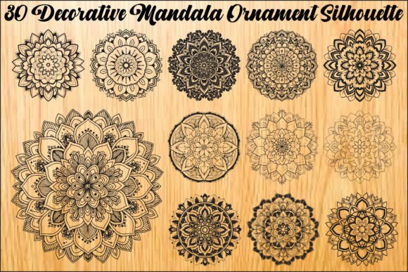 Mandala Ornament SVG Bundle: Graphics & Illustrations for Brand Elegance