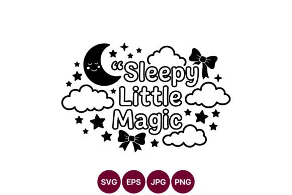 Sleepy Little Magic Handwritten Graphics & Illustrations
